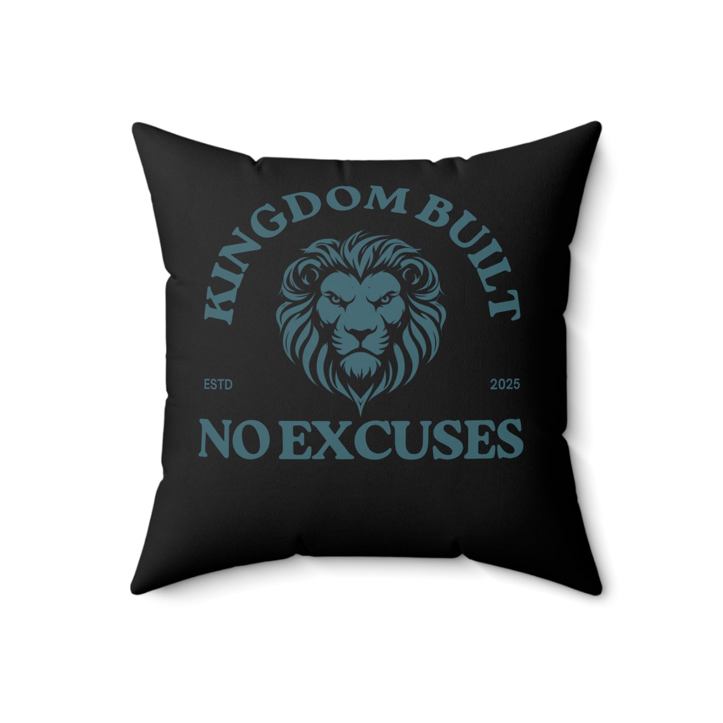 Kingdom Built Soft & Durable Square Pillow – Plush Polyester Cushion for Home & Office Decor