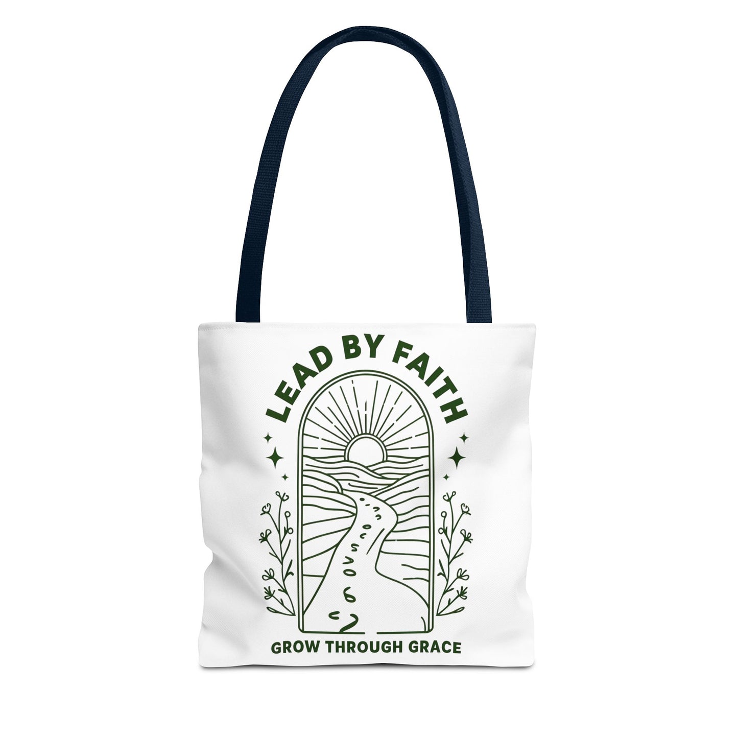 Lead by Faith Tote Bag β Durable Canvas Bag for Everyday Use