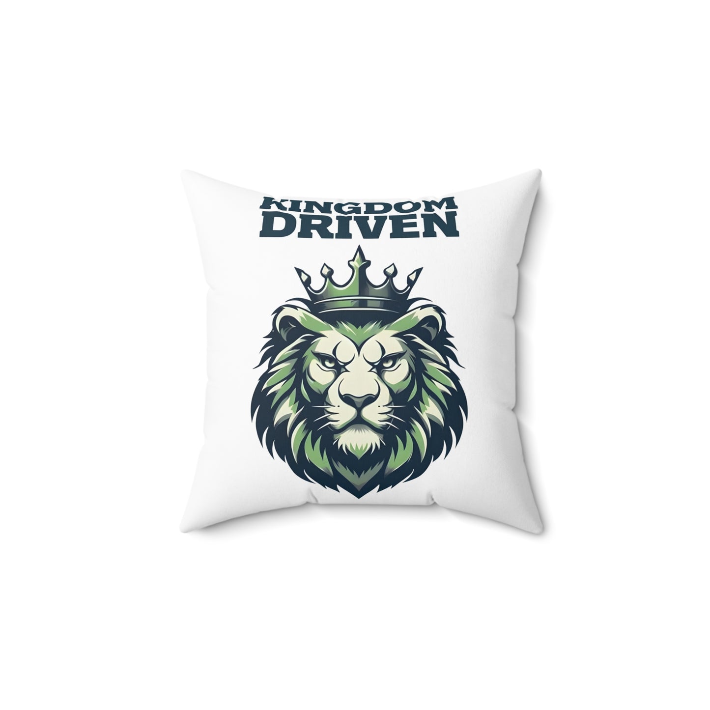 Kingdom Driven Soft & Durable Square Pillow – Plush Polyester Cushion for Home & Office Decor