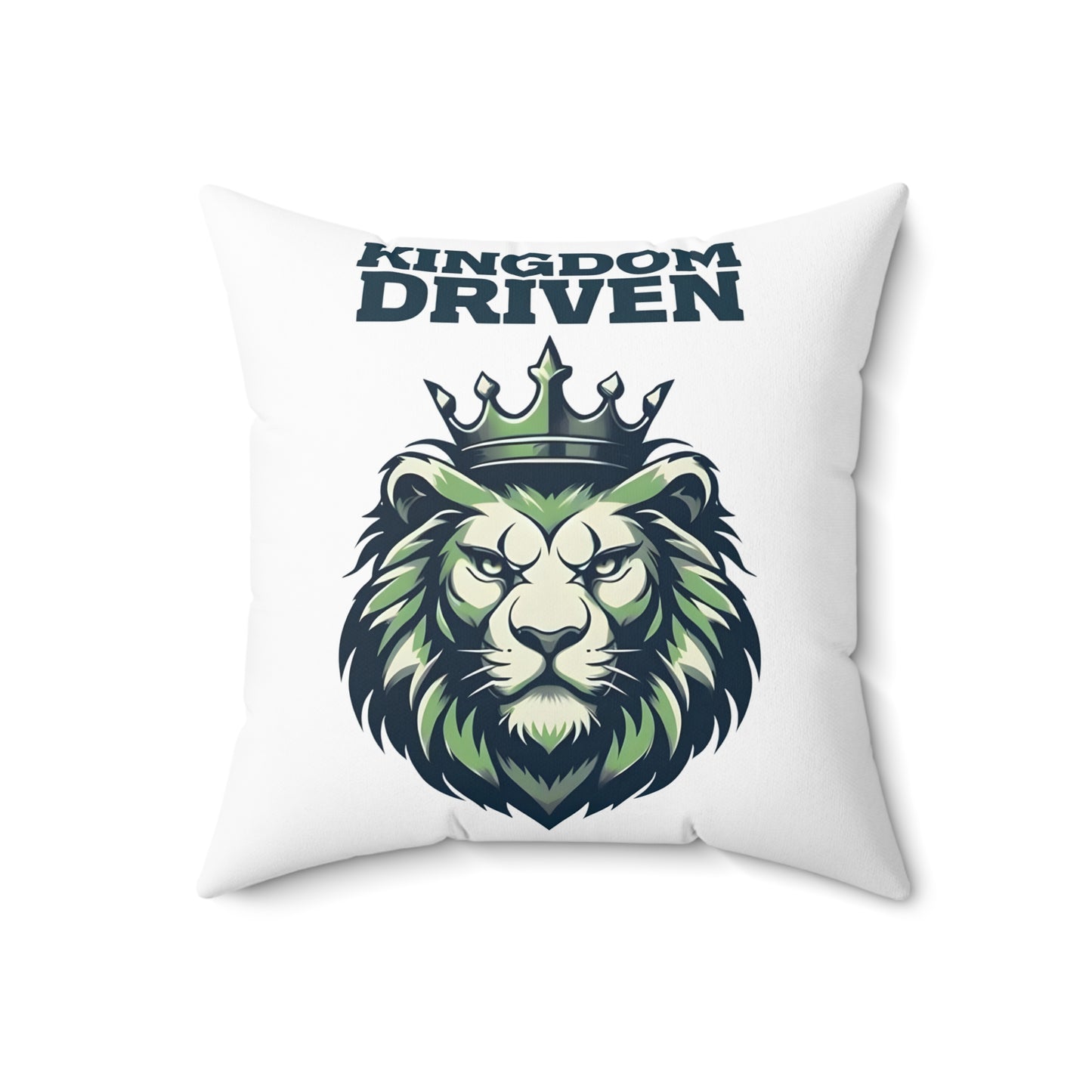 Kingdom Driven Soft & Durable Square Pillow – Plush Polyester Cushion for Home & Office Decor