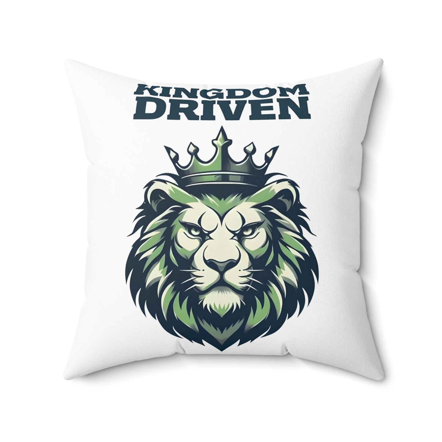 Kingdom Driven Soft & Durable Square Pillow – Plush Polyester Cushion for Home & Office Decor