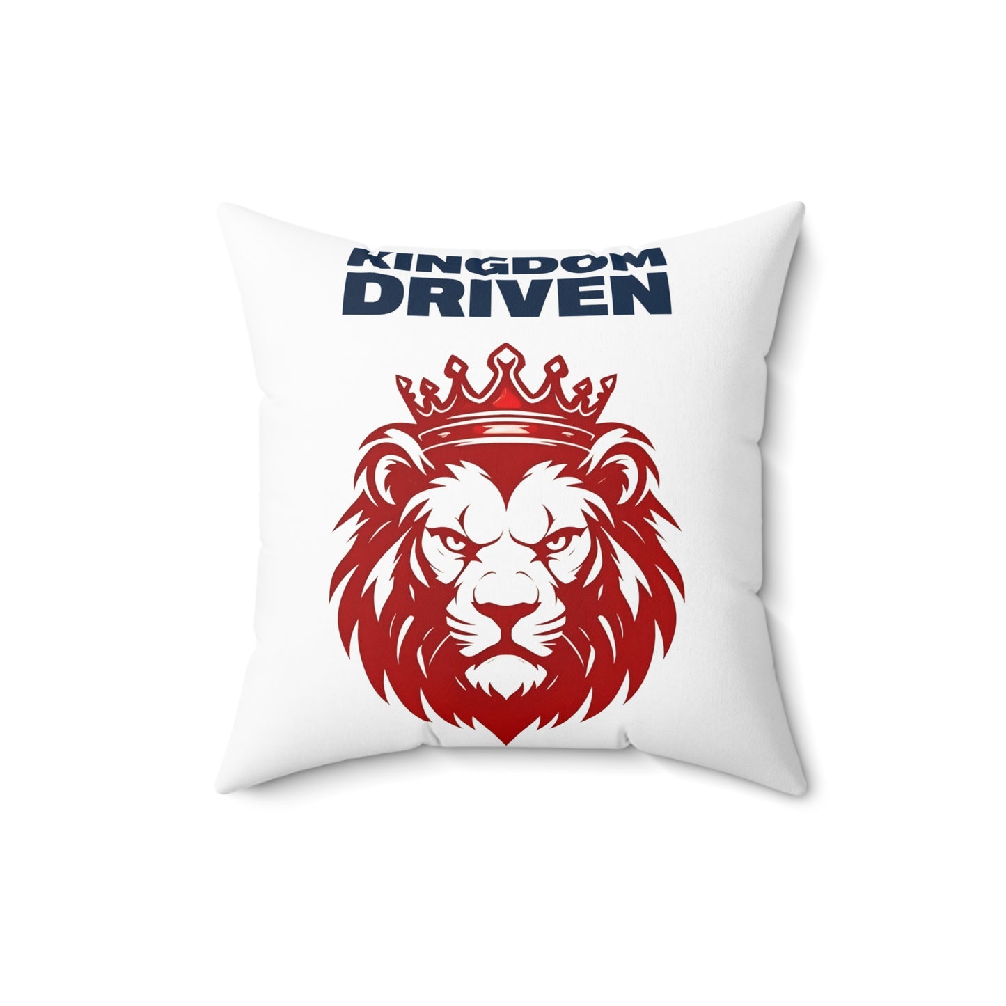 Kingdom Driven Soft & Durable Square Pillow – Plush Polyester Cushion for Home & Office Decor