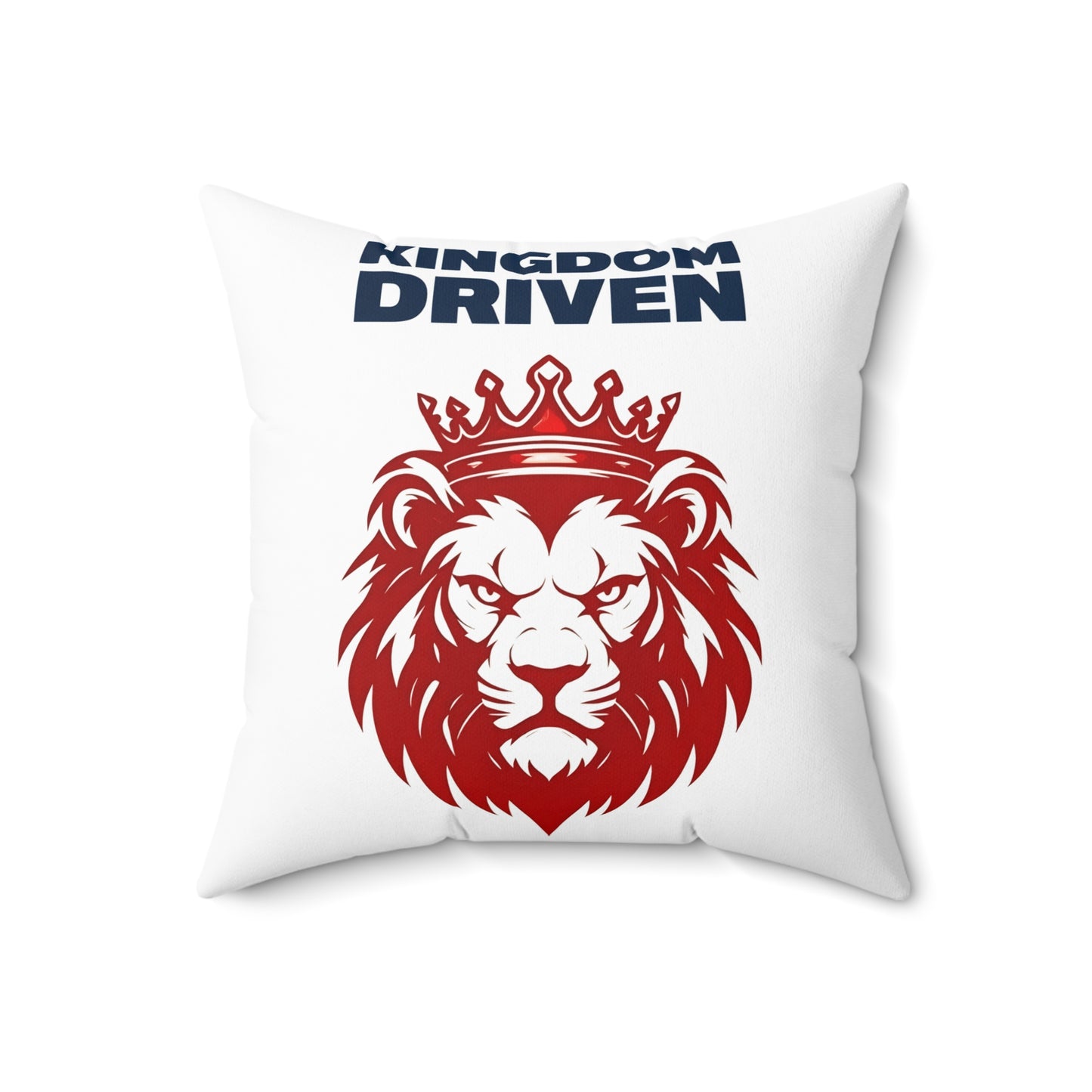 Kingdom Driven Soft & Durable Square Pillow – Plush Polyester Cushion for Home & Office Decor