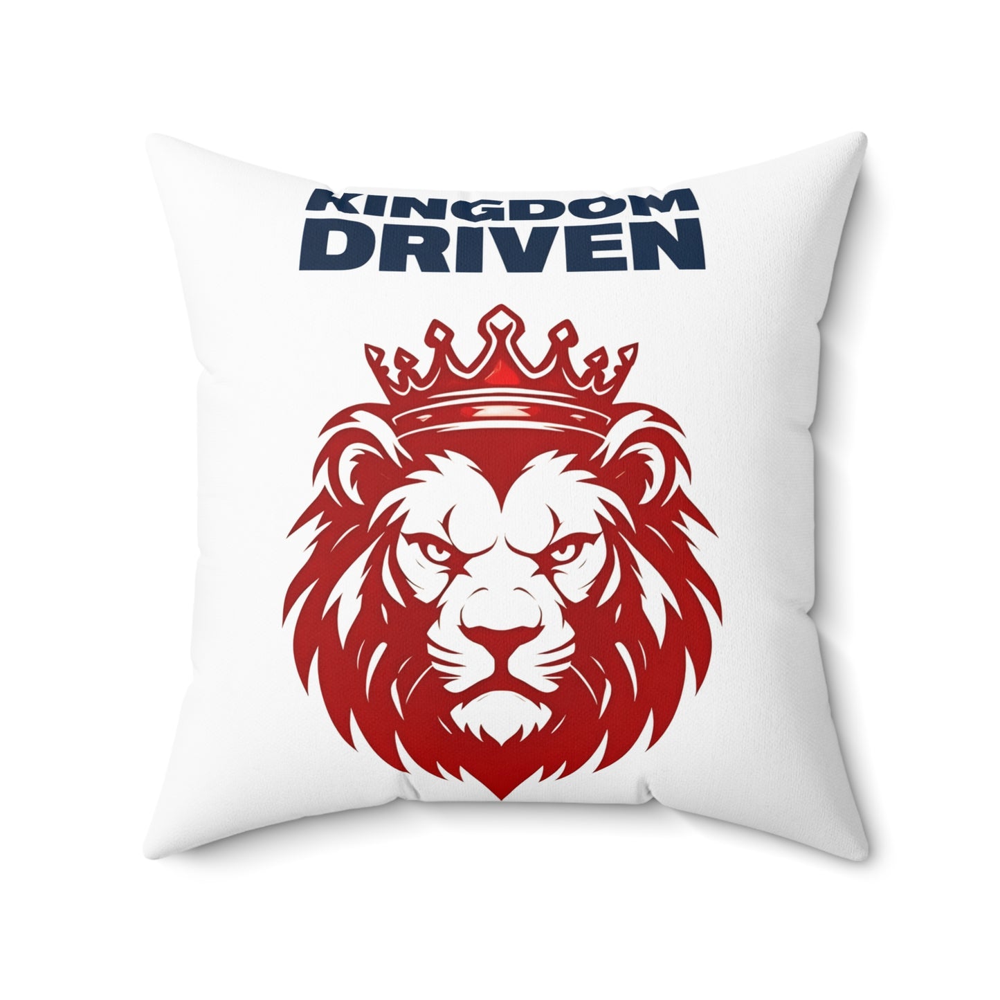 Kingdom Driven Soft & Durable Square Pillow – Plush Polyester Cushion for Home & Office Decor