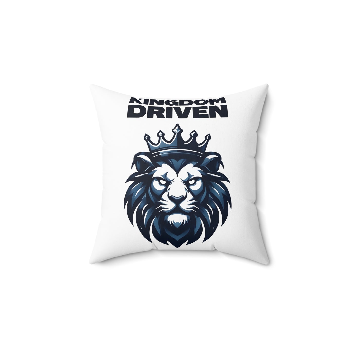 Kingdom Driven Soft & Durable Square Pillow – Plush Polyester Cushion for Home & Office Decor