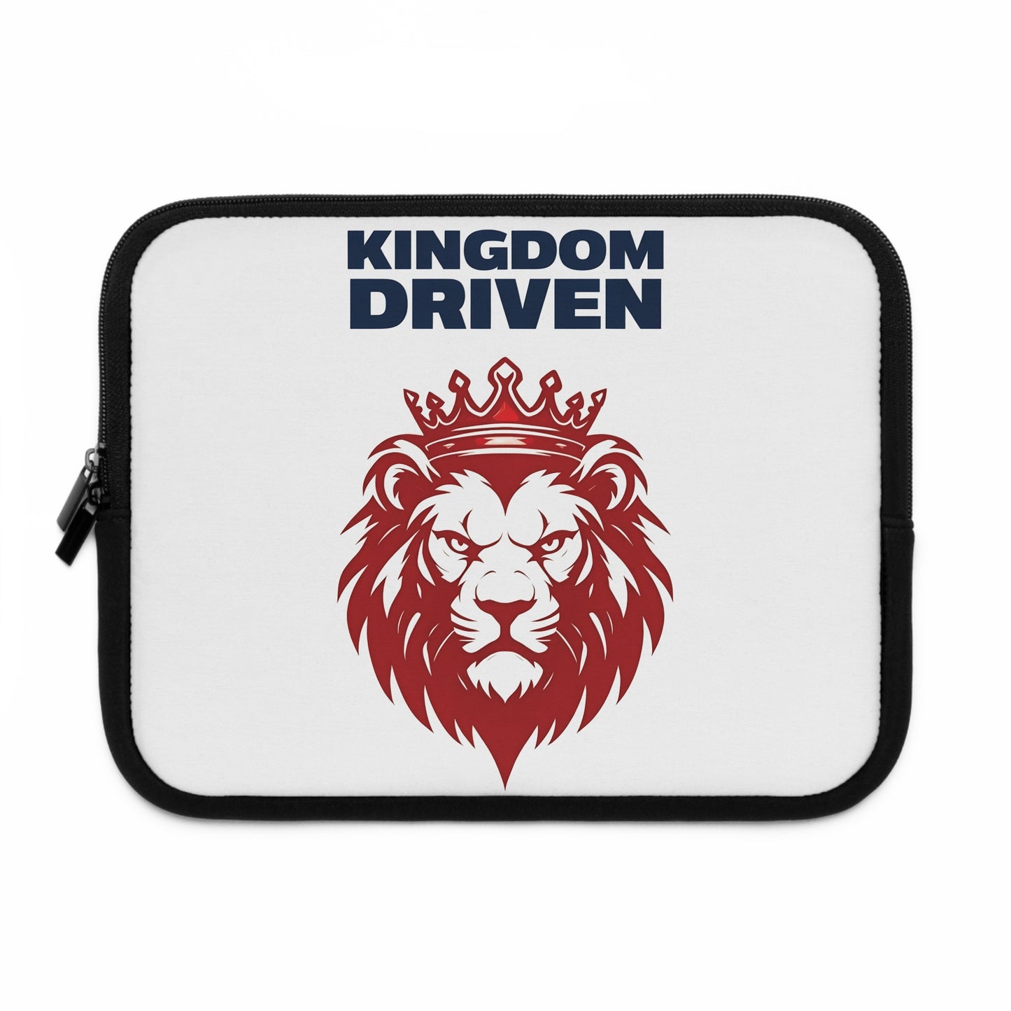 Kingdom Driven Laptop Sleeve – Water-Resistant Neoprene, Dual Zipper, Protective & Lightweight