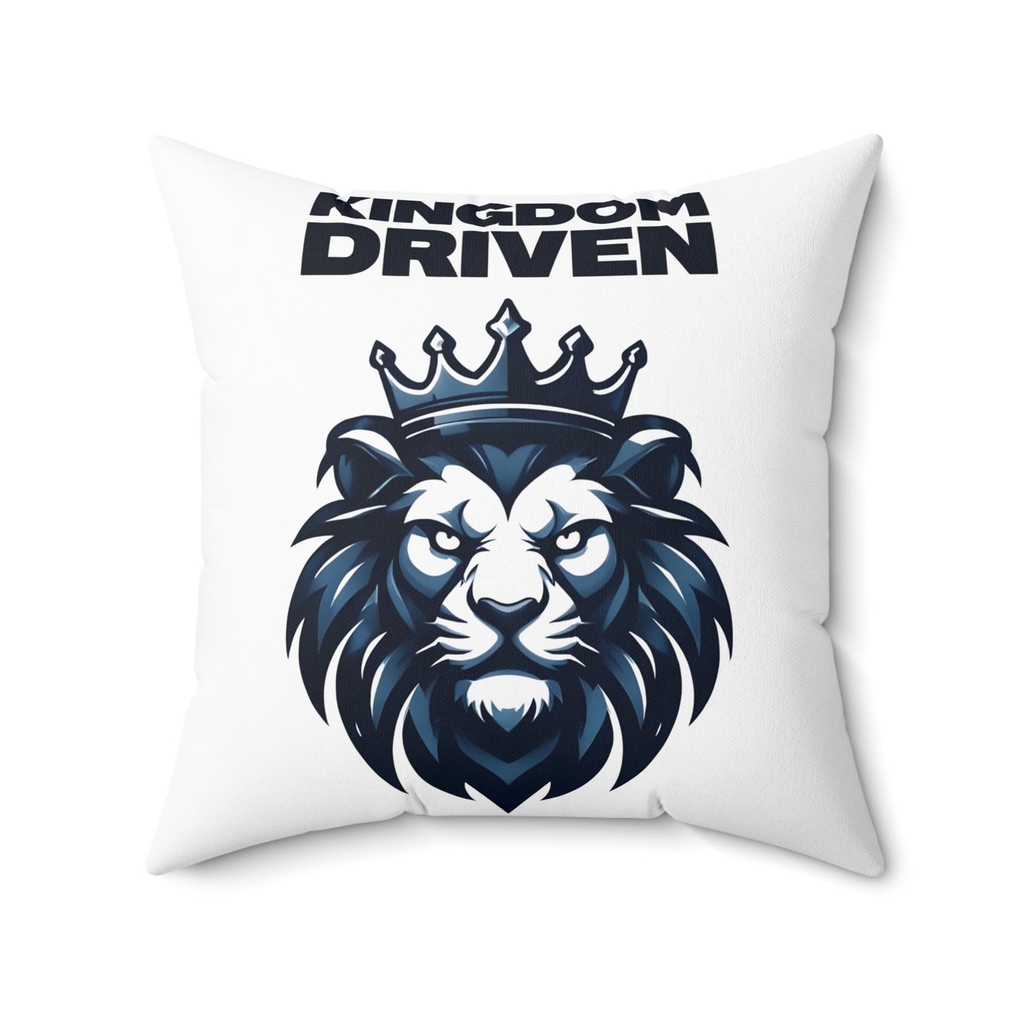 Kingdom Driven Soft & Durable Square Pillow – Plush Polyester Cushion for Home & Office Decor