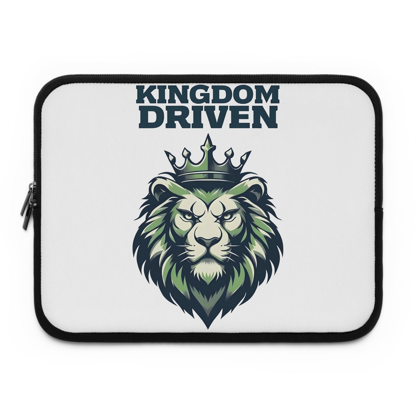 Kingdom Driven Laptop Sleeve – Water-Resistant Neoprene, Dual Zipper, Protective & Lightweight