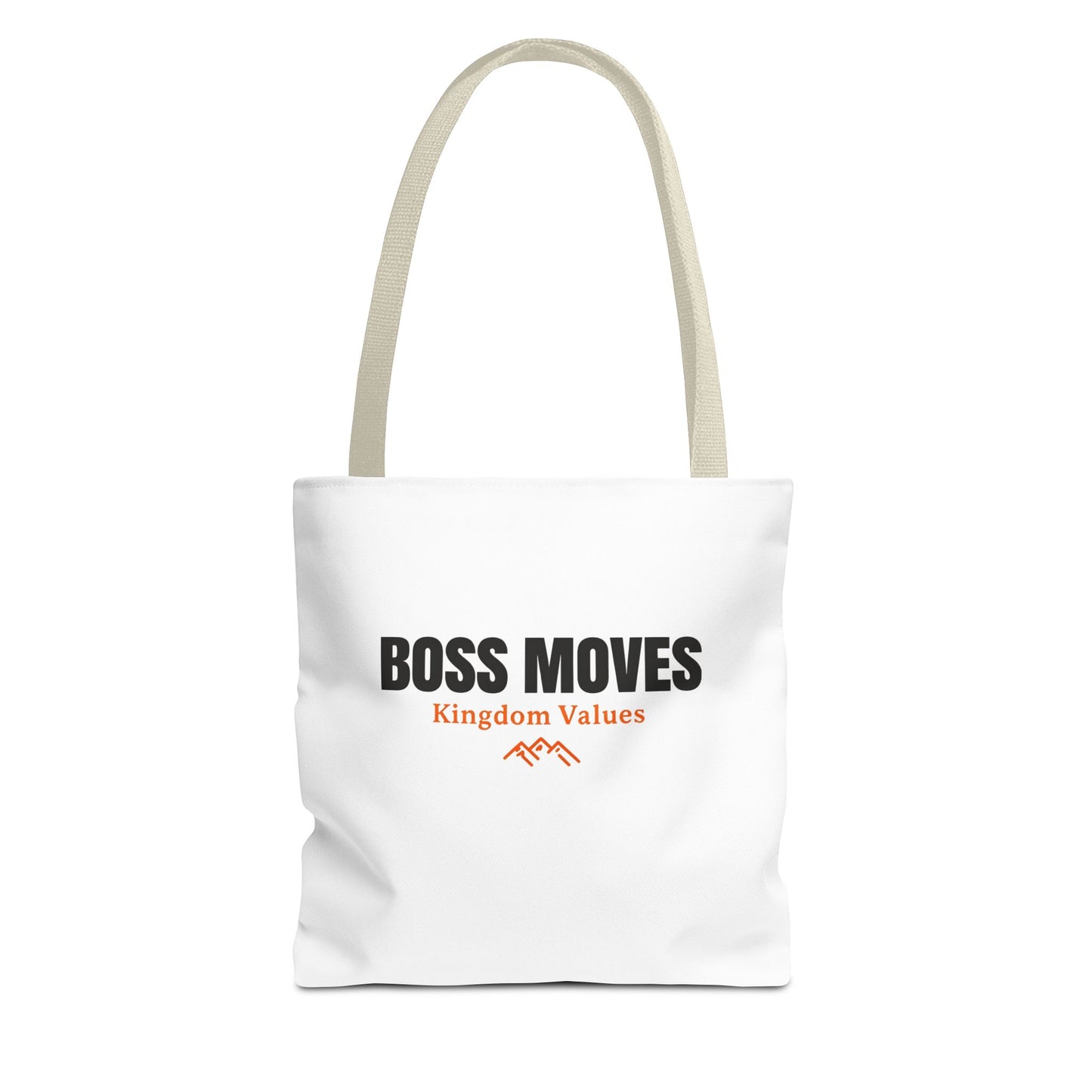 Boss Moves Tote Bag β Durable Canvas Bag with Empowering Kingdom Values Design for Everyday Use