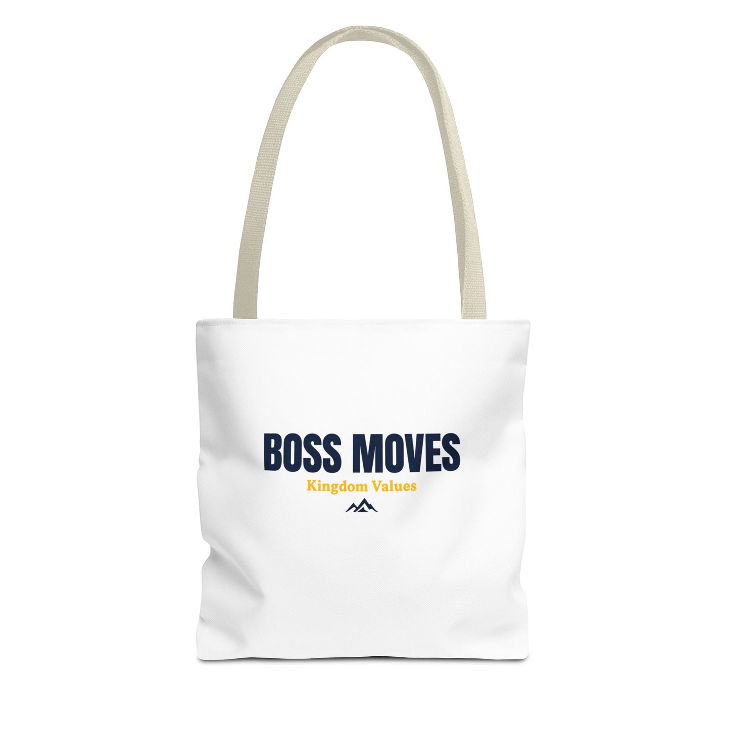 Boss Moves Tote Bag β Durable Canvas Bag with Empowering Kingdom Values Design for Everyday Use