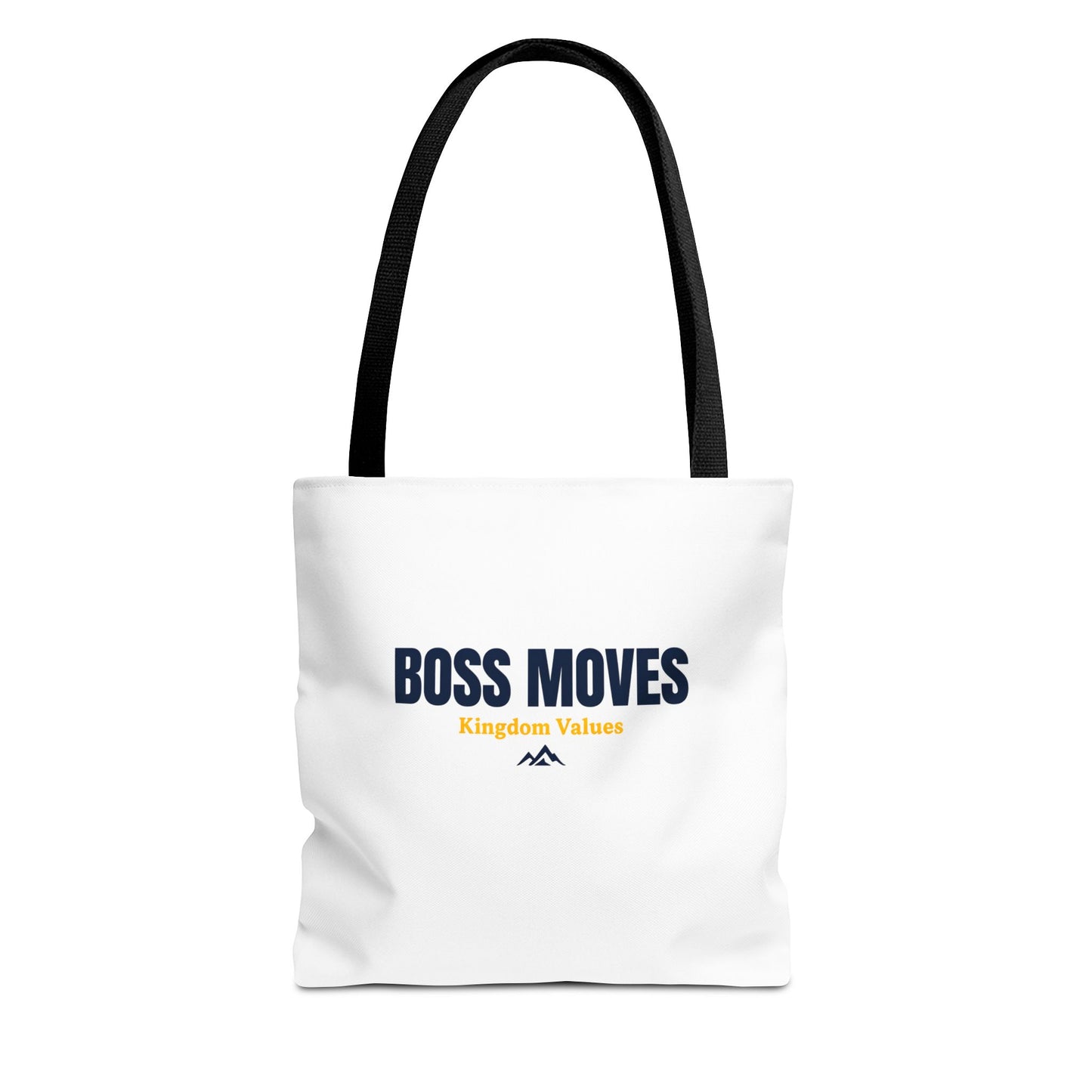 Boss Moves Tote Bag β Durable Canvas Bag with Empowering Kingdom Values Design for Everyday Use
