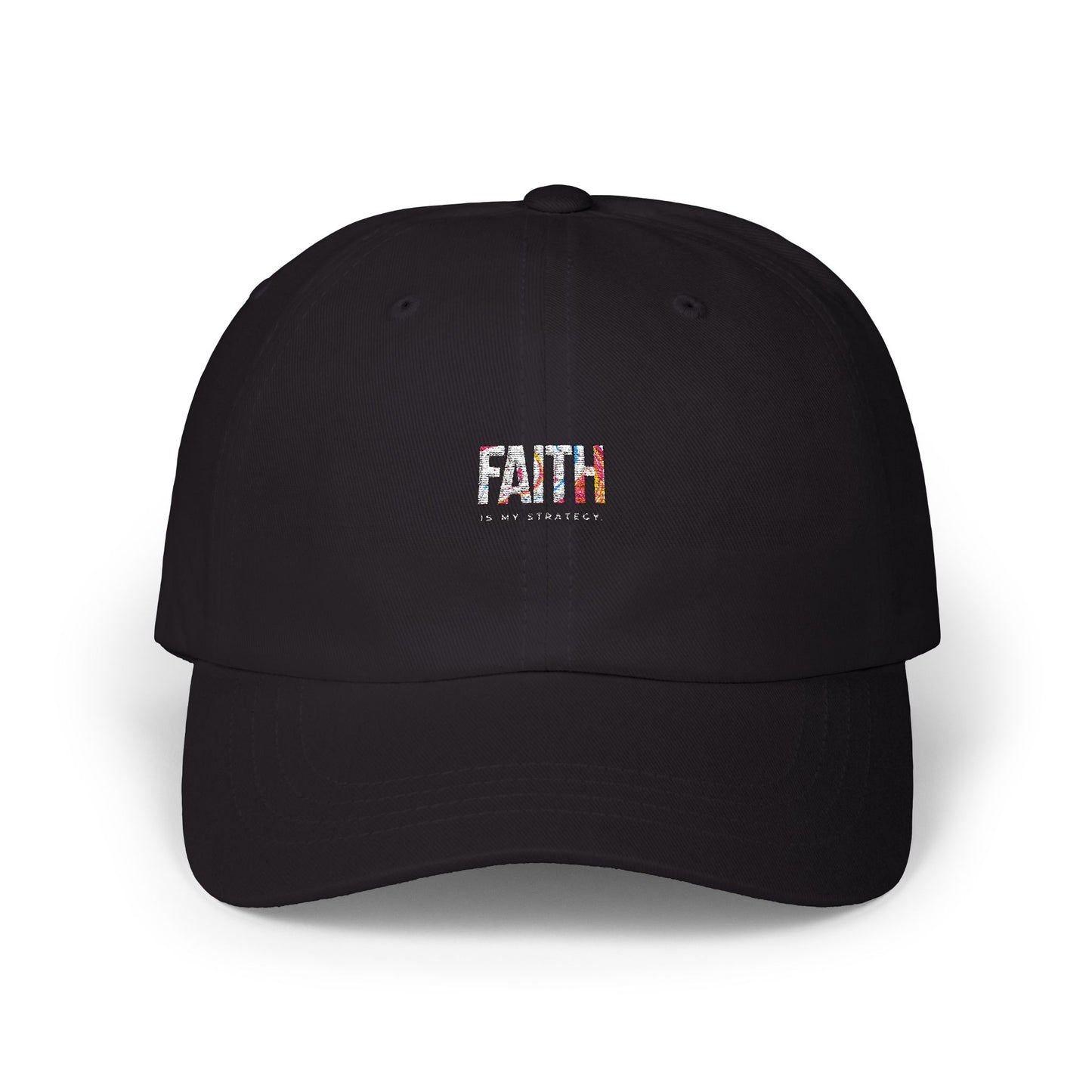 Faith Is My Strategy Dad Cap β Classic Adjustable Baseball Hat for Casual & Streetwear Style