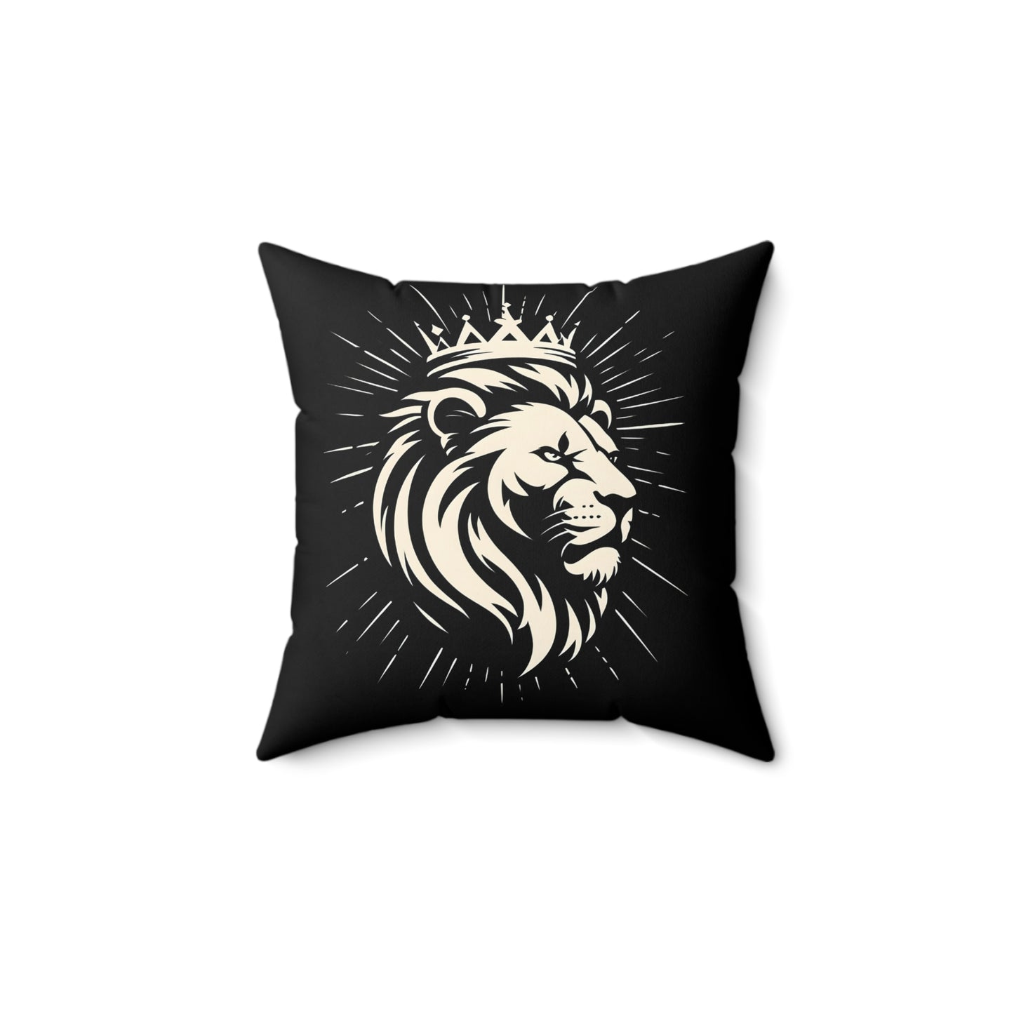Spirit Animal Soft & Durable Square Pillow – Plush Polyester Cushion for Home & Office Decor