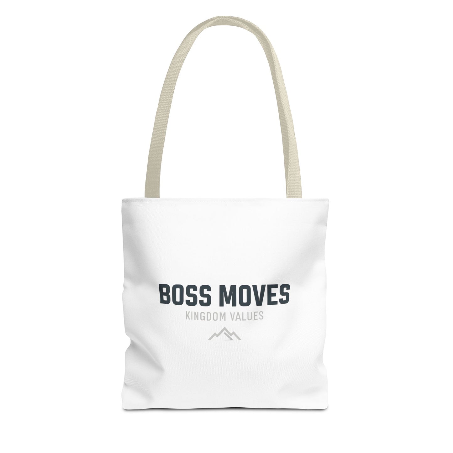 Boss Moves Tote Bag β Durable Canvas Bag with Empowering Kingdom Values Design for Everyday Use