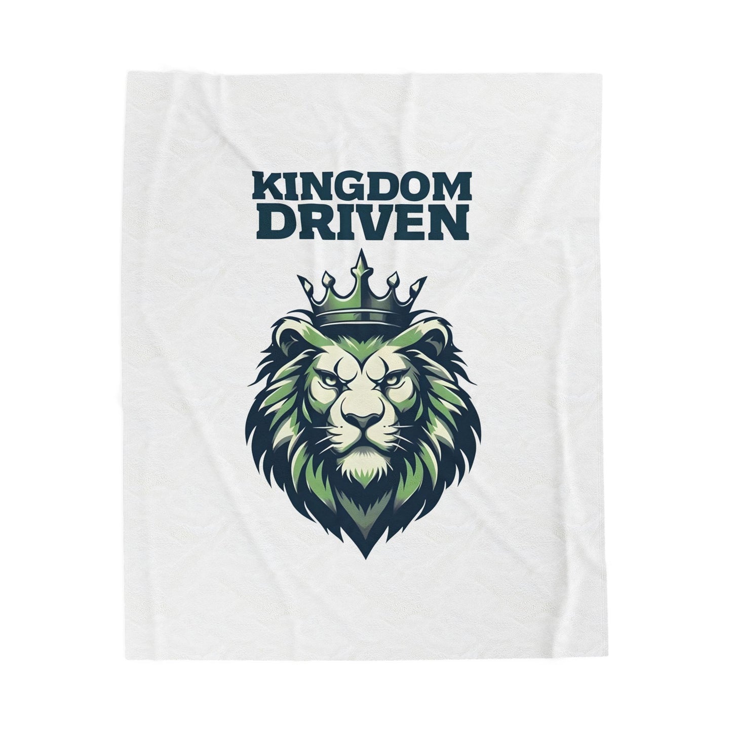 Kingdom Driven Velveteen Plush Blanket – Ultra-Soft, Warm & Durable for Home & Gifts