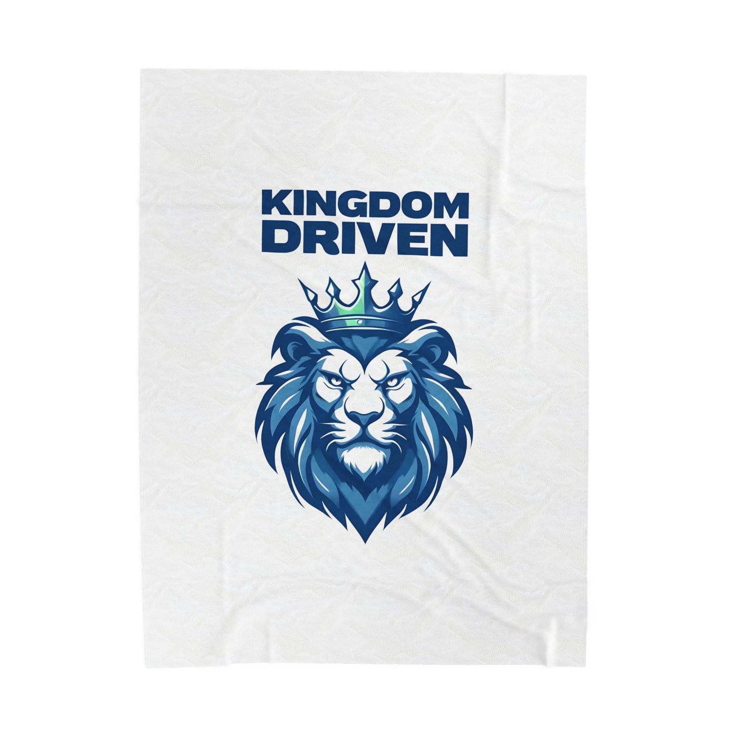Kingdom Driven Velveteen Plush Blanket – Ultra-Soft, Warm & Durable for Home & Gifts