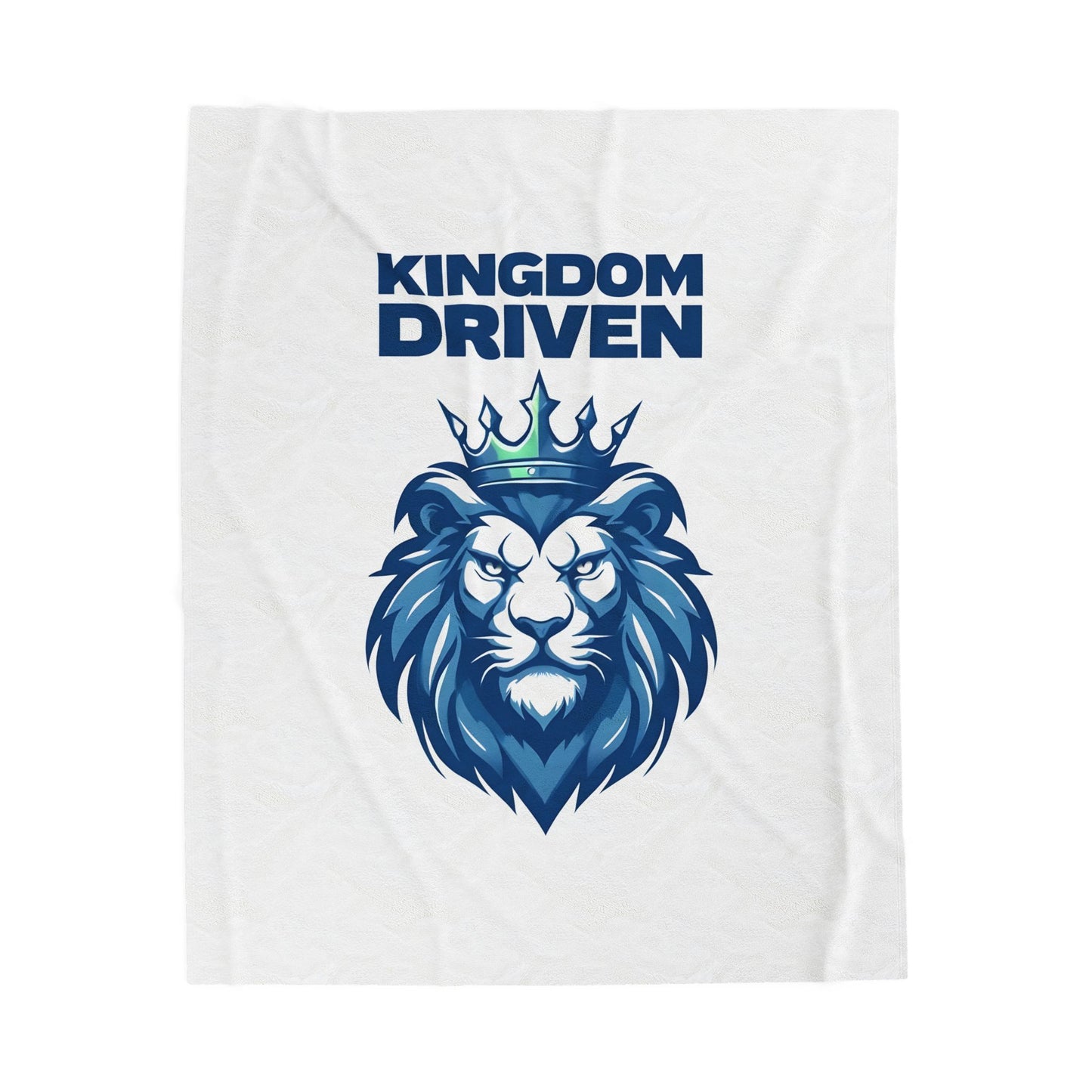 Kingdom Driven Velveteen Plush Blanket – Ultra-Soft, Warm & Durable for Home & Gifts