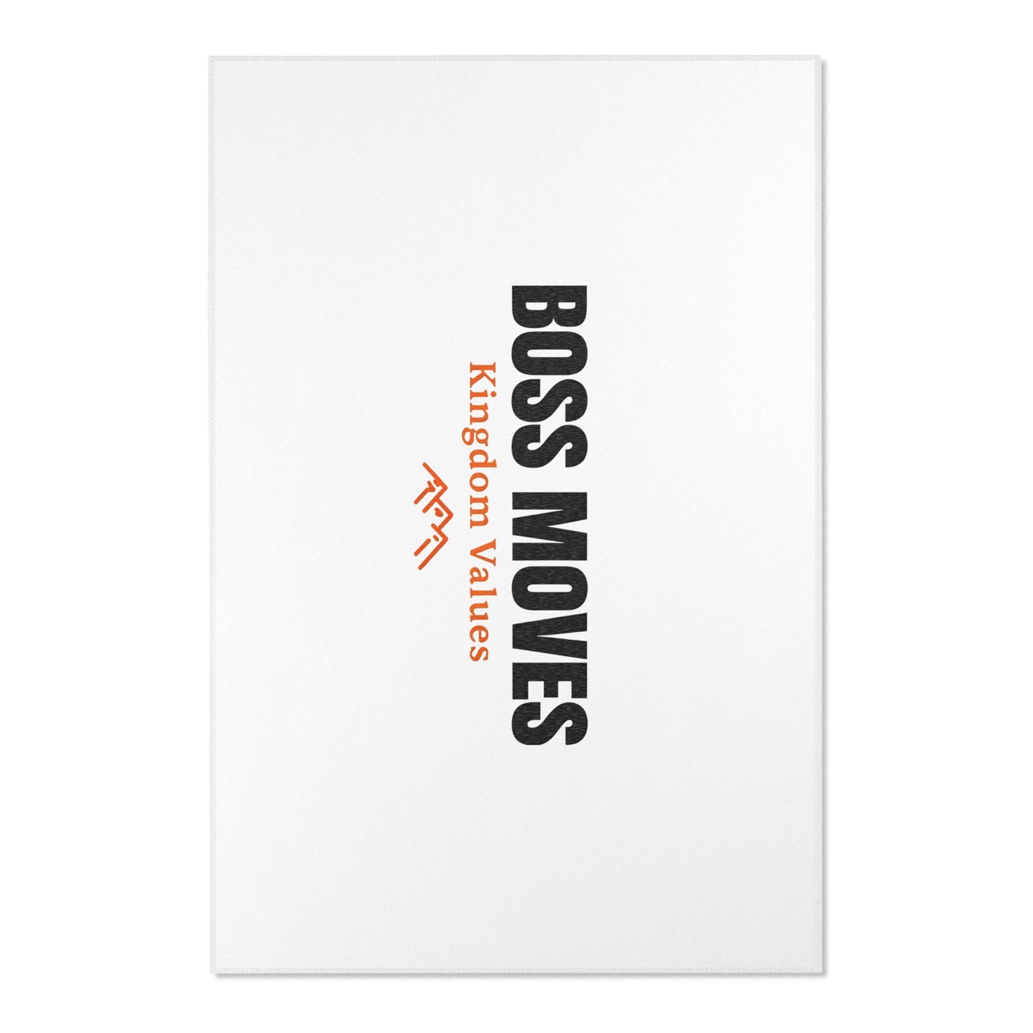 Boss Moves Decorative Area Rug – Soft, Durable, and Vibrant Accent Rug for Living Room, Bedroom & Home Decor