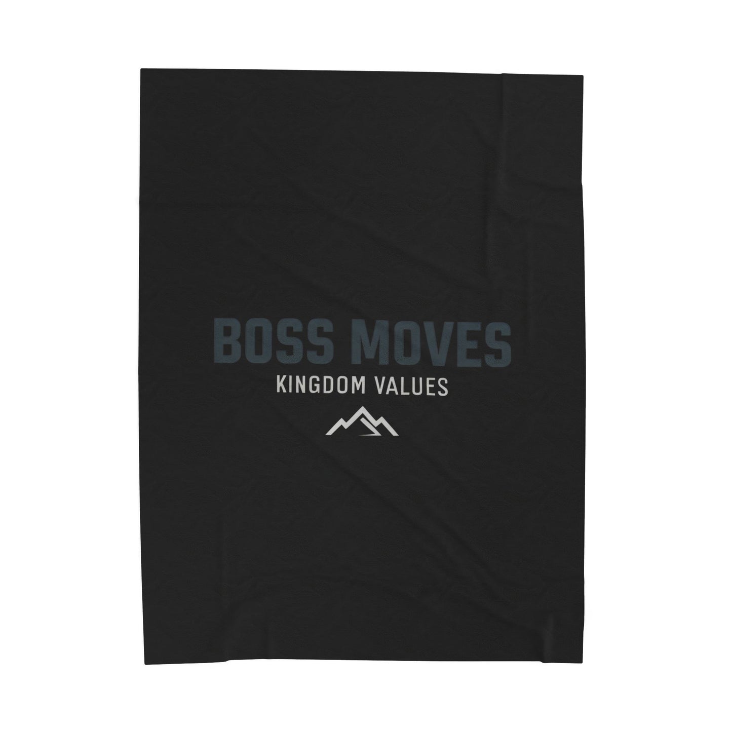 Boss Moves Velveteen Plush Blanket – Ultra-Soft, Warm & Durable for Home & Gifts