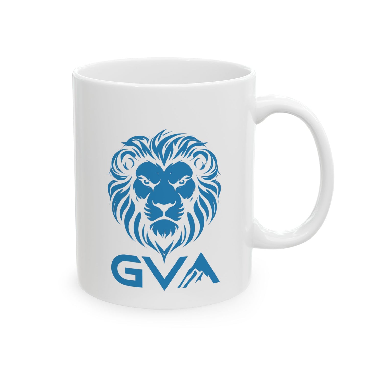 GVA Ceramic Mug – Glossy Finish, 11oz & 15oz, Dishwasher & Microwave Safe