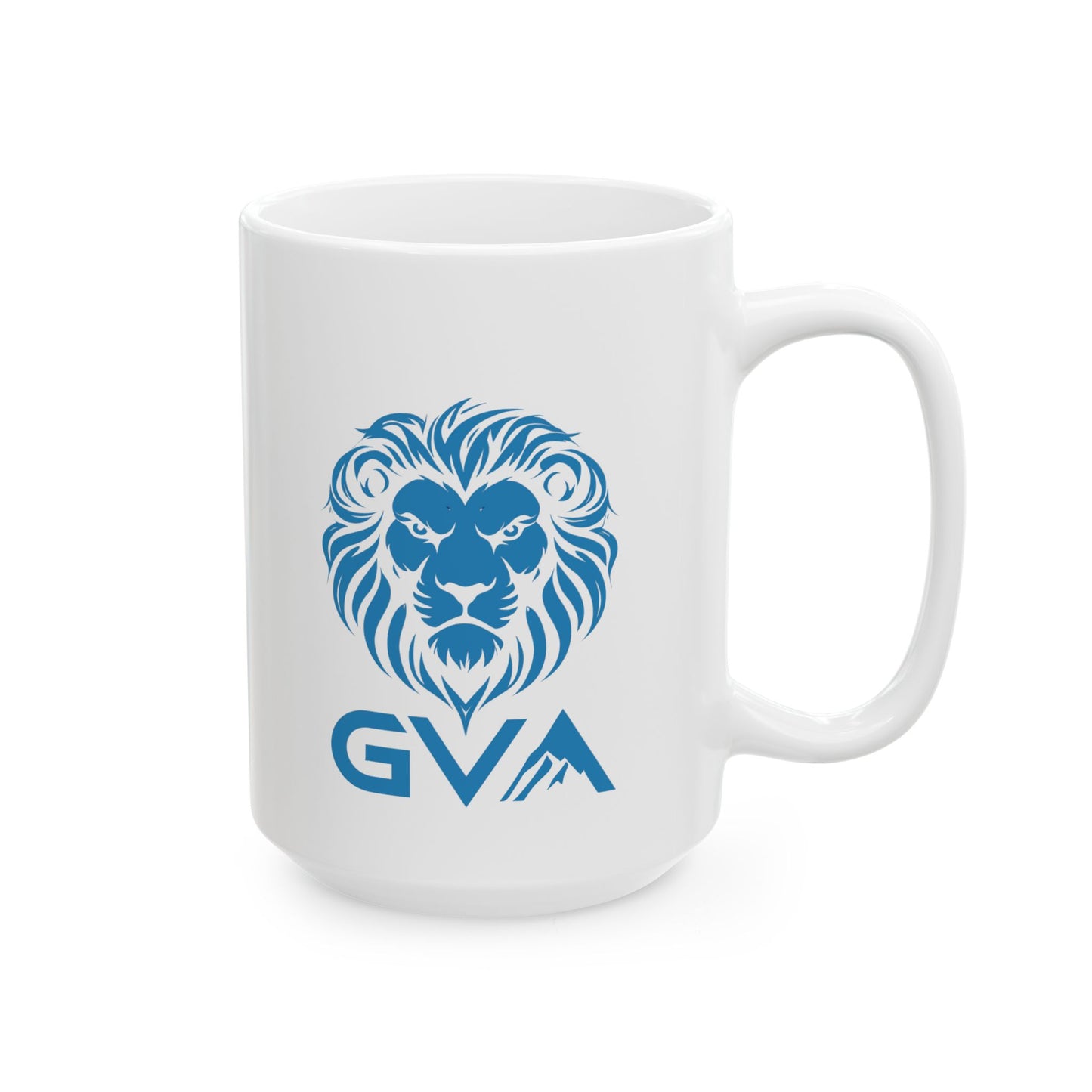 GVA Ceramic Mug – Glossy Finish, 11oz & 15oz, Dishwasher & Microwave Safe