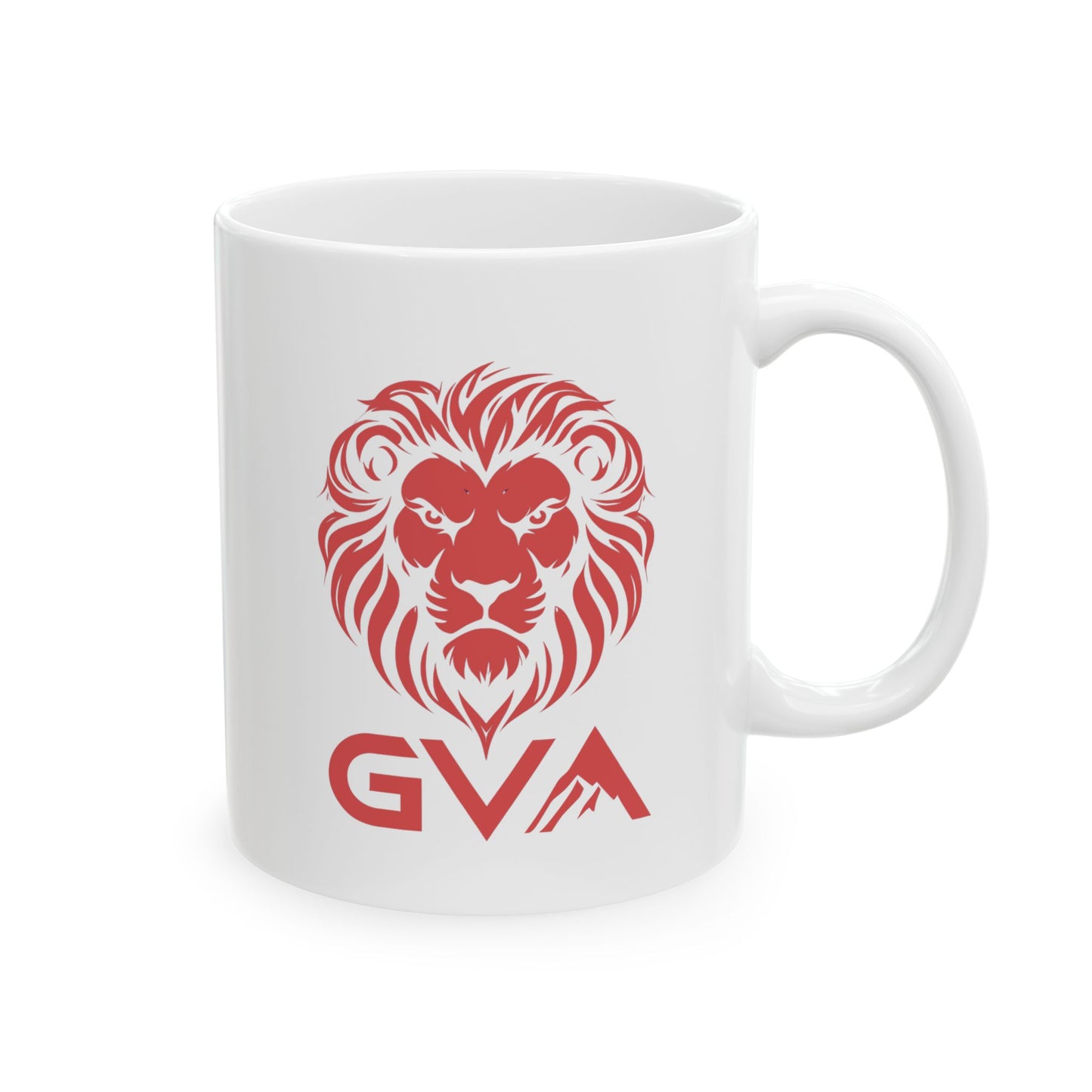 GVA Ceramic Mug – Glossy Finish, 11oz & 15oz, Dishwasher & Microwave Safe