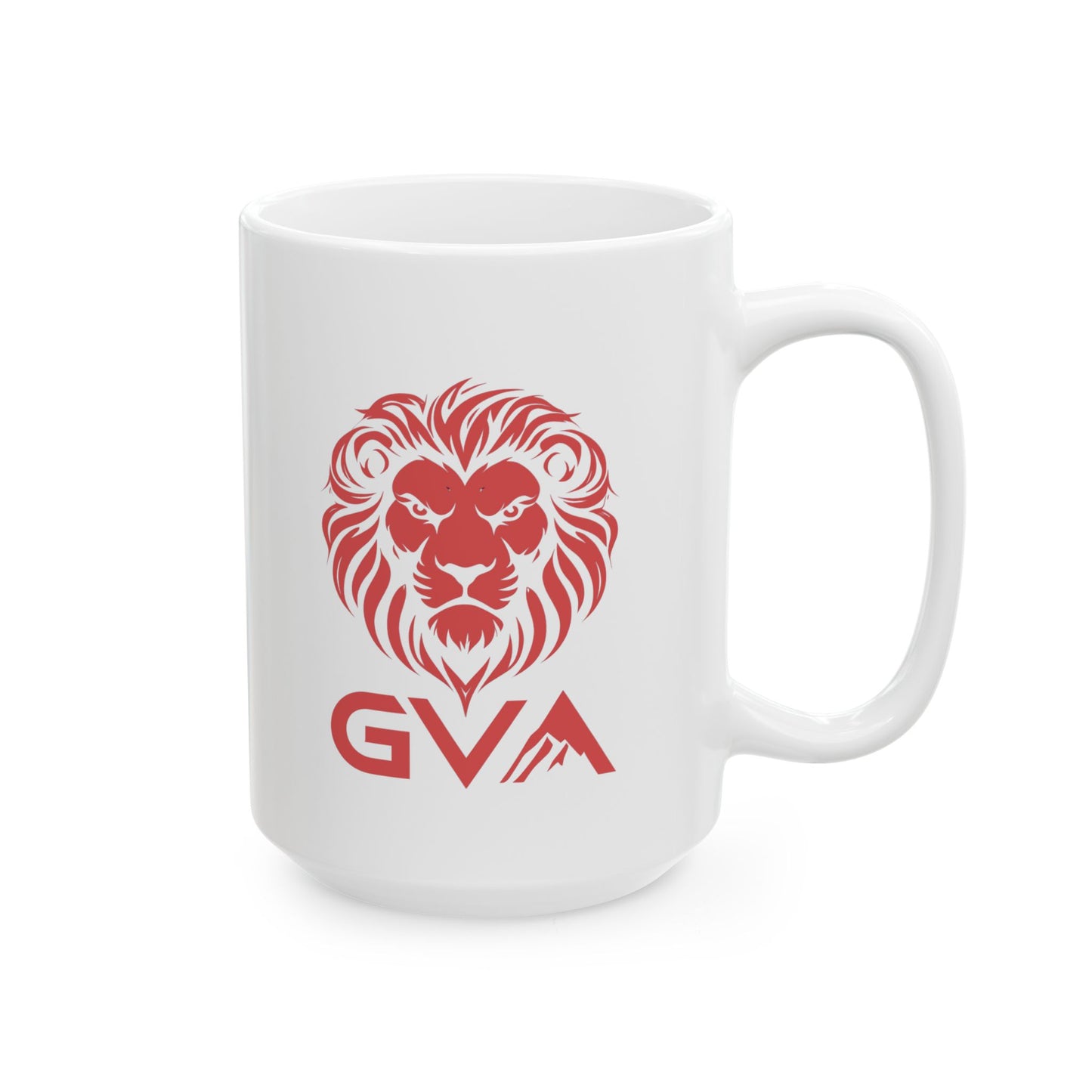 GVA Ceramic Mug – Glossy Finish, 11oz & 15oz, Dishwasher & Microwave Safe