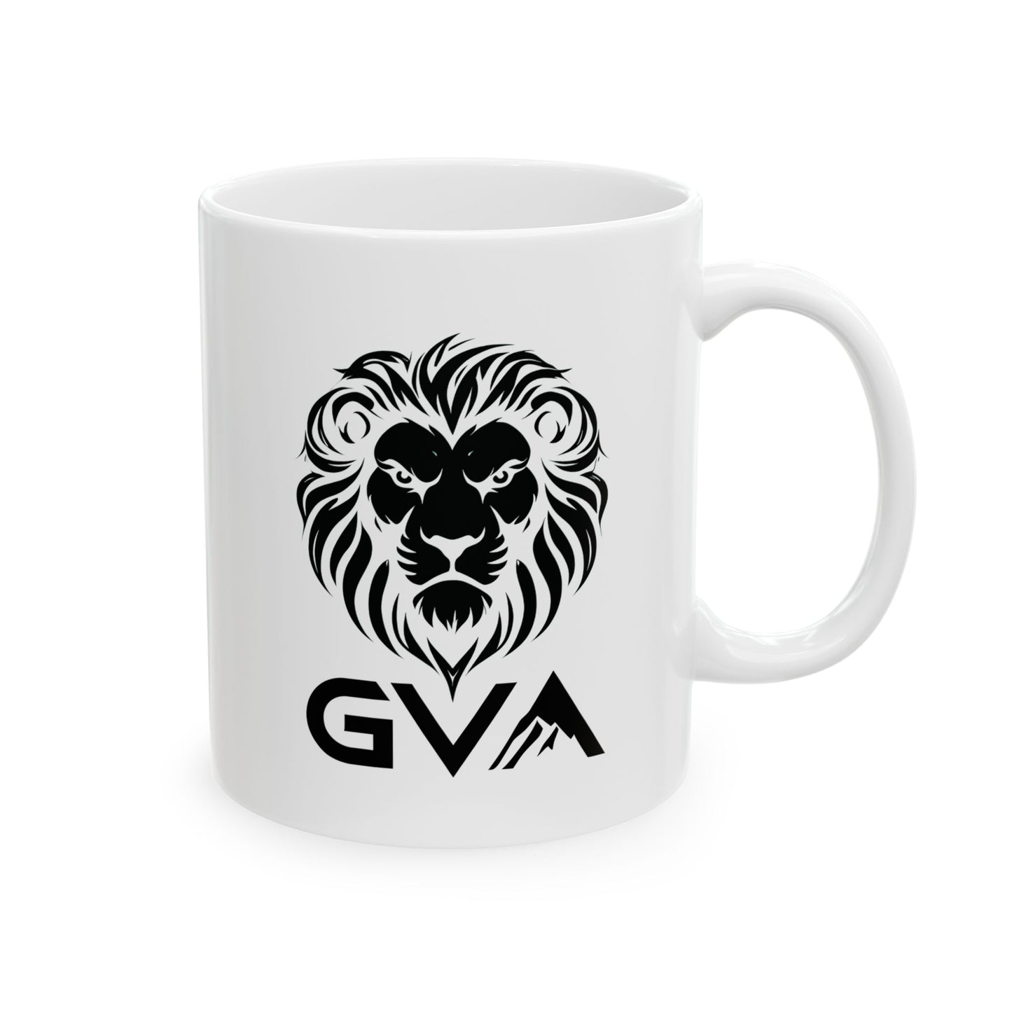 GVA Ceramic Mug – Glossy Finish, 11oz & 15oz, Dishwasher & Microwave Safe