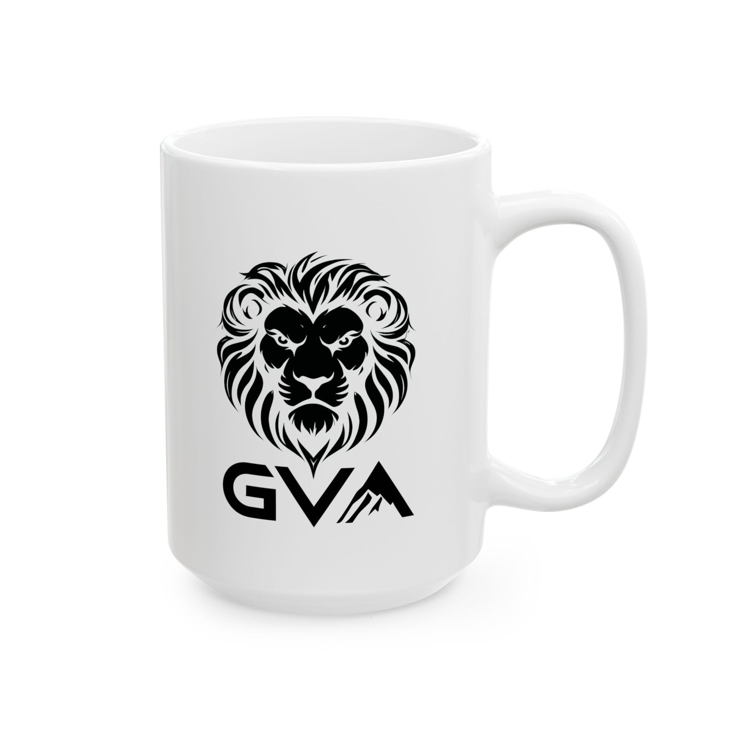 GVA Ceramic Mug – Glossy Finish, 11oz & 15oz, Dishwasher & Microwave Safe