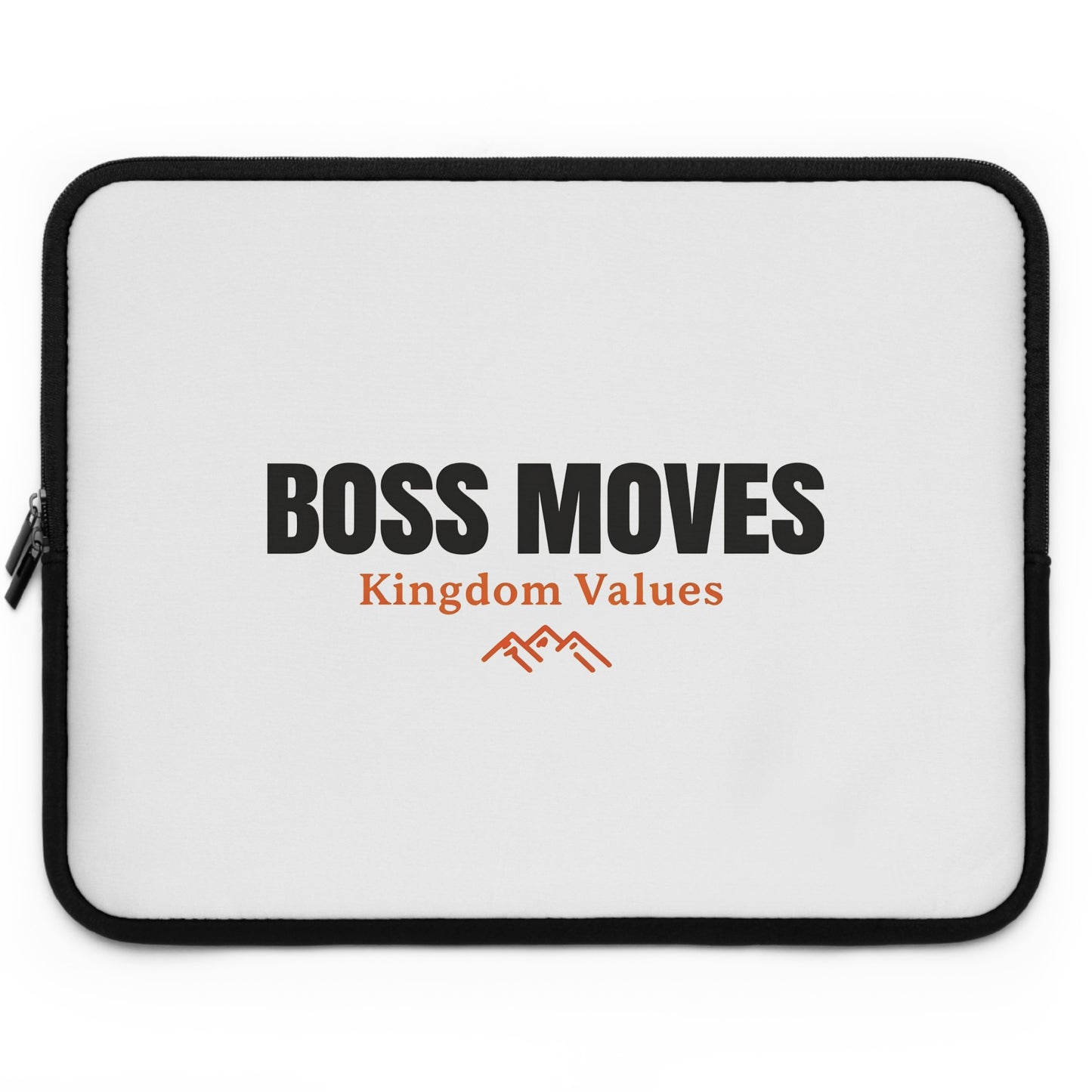 Boss Moves Laptop Sleeve – Water-Resistant Neoprene, Dual Zipper, Protective & Lightweight