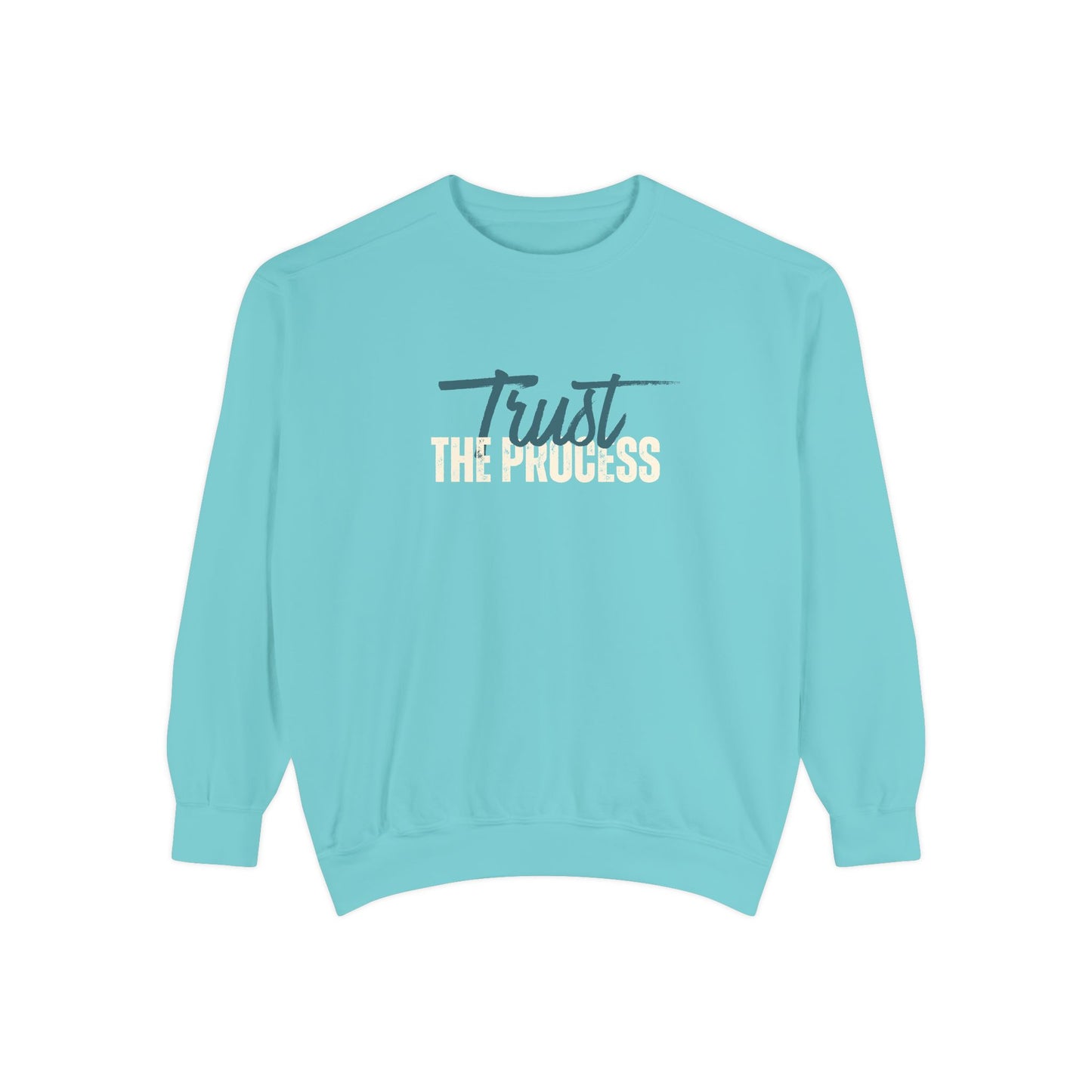 Trust The Process Unisex Heavyweight Sweatshirt , Soft, Warm & Durable for Everyday Comfort