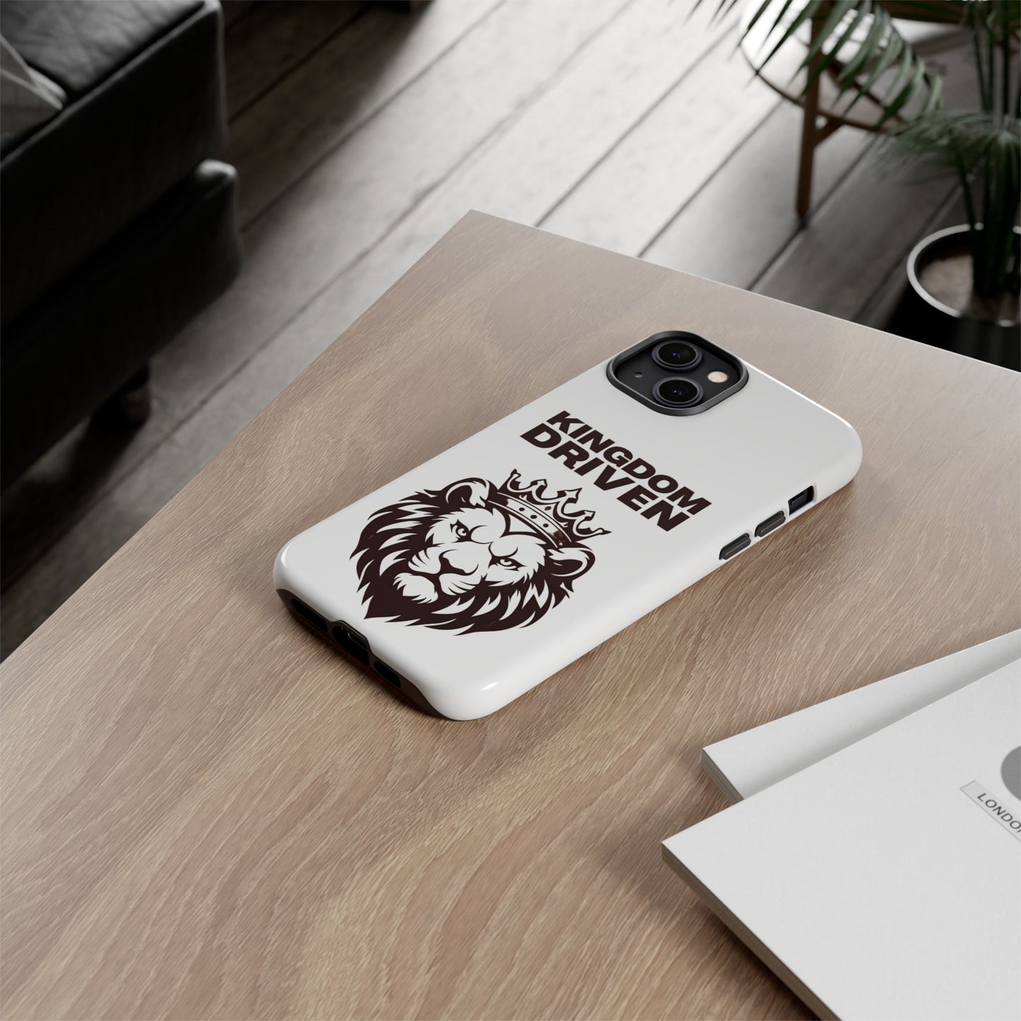 Kingdom Driven Phone Case - Lion Crown Design for iPhone 12 to iPhone 16