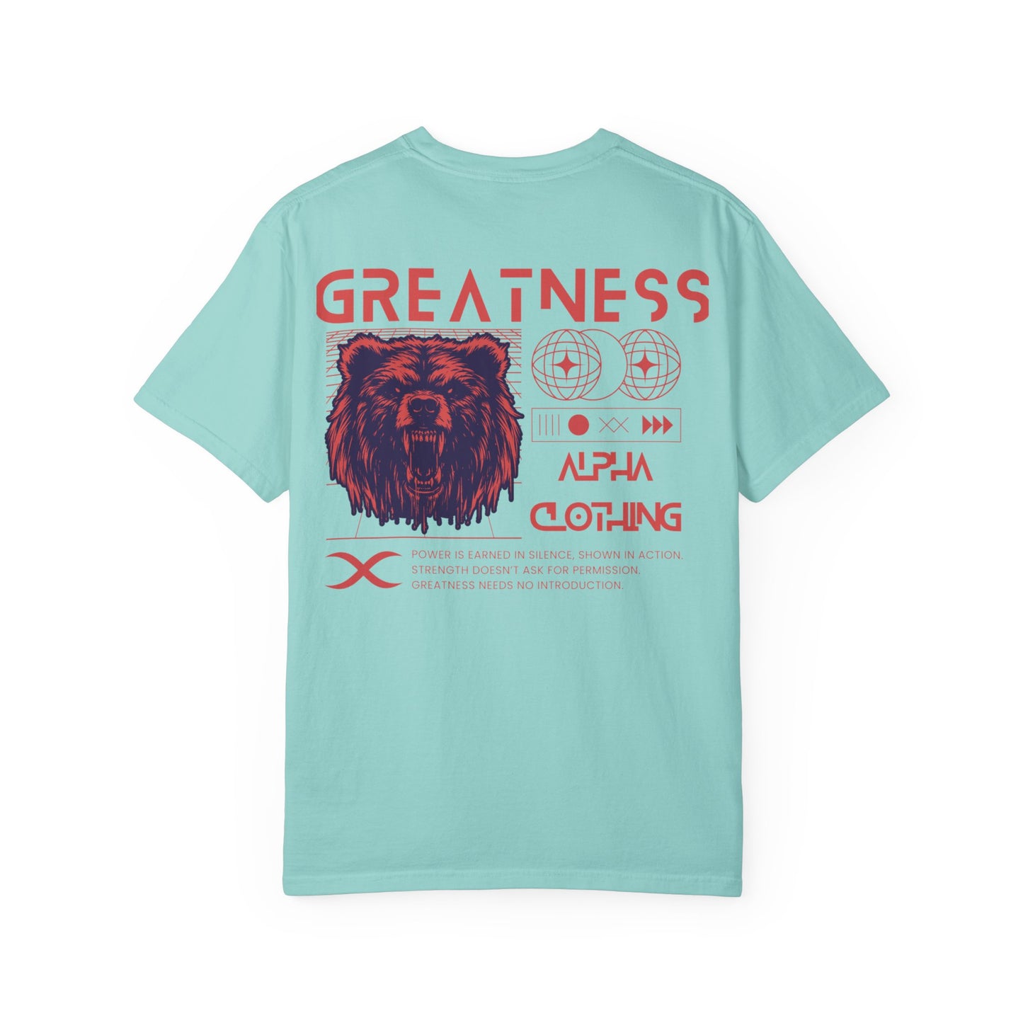 Greatness (Red) Unisex Garment-Dyed T-Shirt – Soft, Durable & Comfortable Everyday Wear