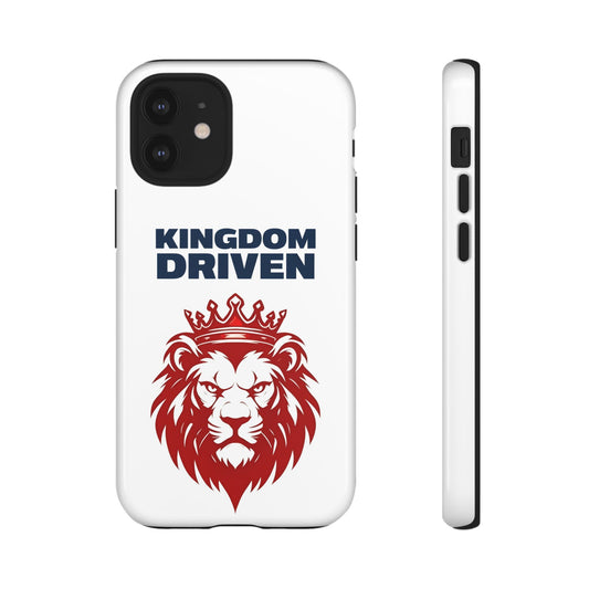 Kingdom Driven Phone Case - Lion Crown Design for iPhone 12 to iPhone 16