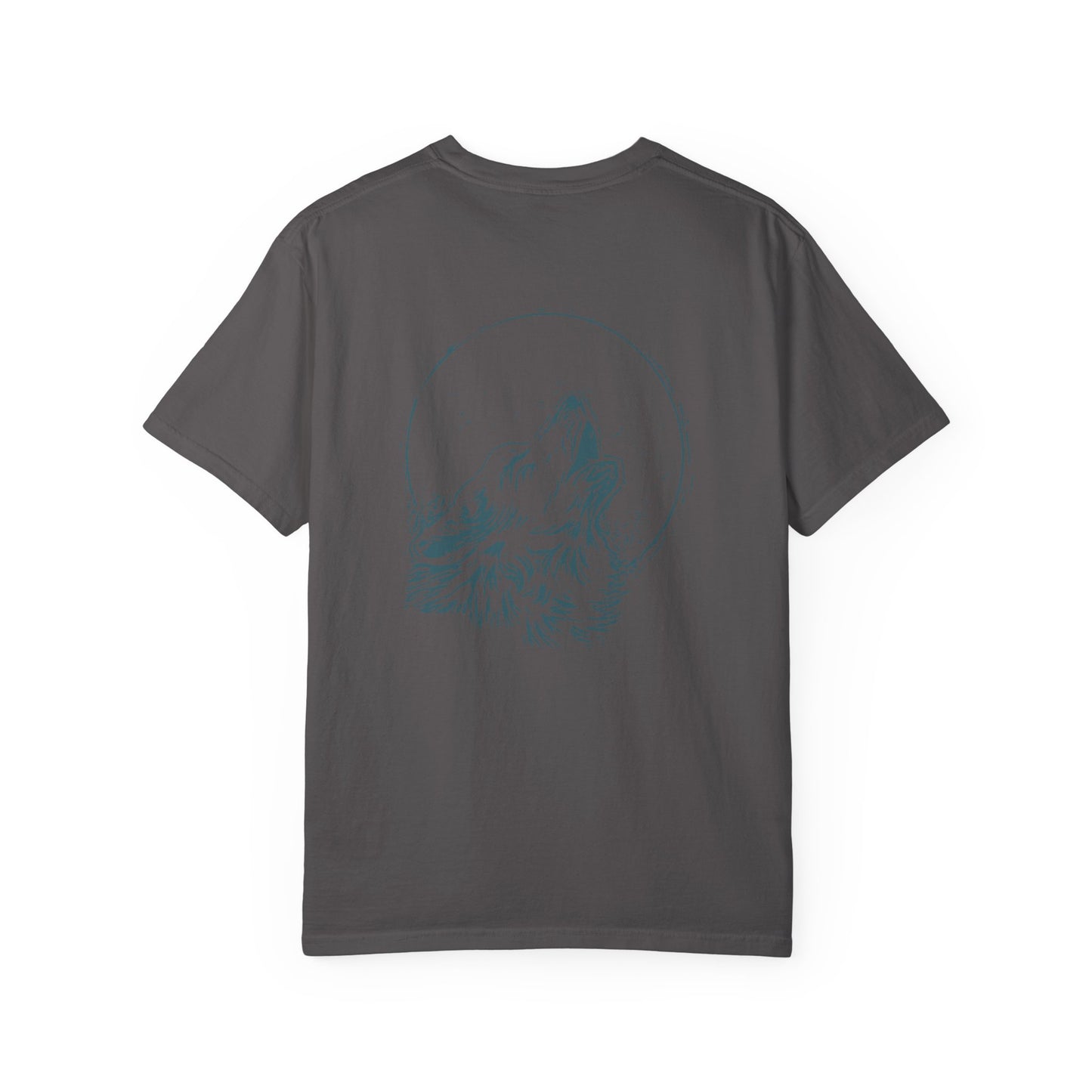 GVA Howling Wolf (Teal) Unisex Garment-Dyed T-Shirt – Soft, Durable & Comfortable Everyday Wear