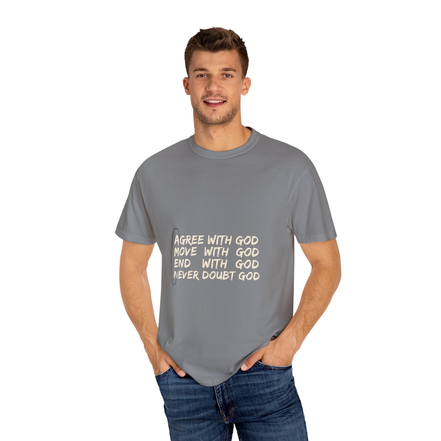 A.M.E.N. Unisex Garment-Dyed T-Shirt – Soft, Durable & Comfortable Everyday Wear