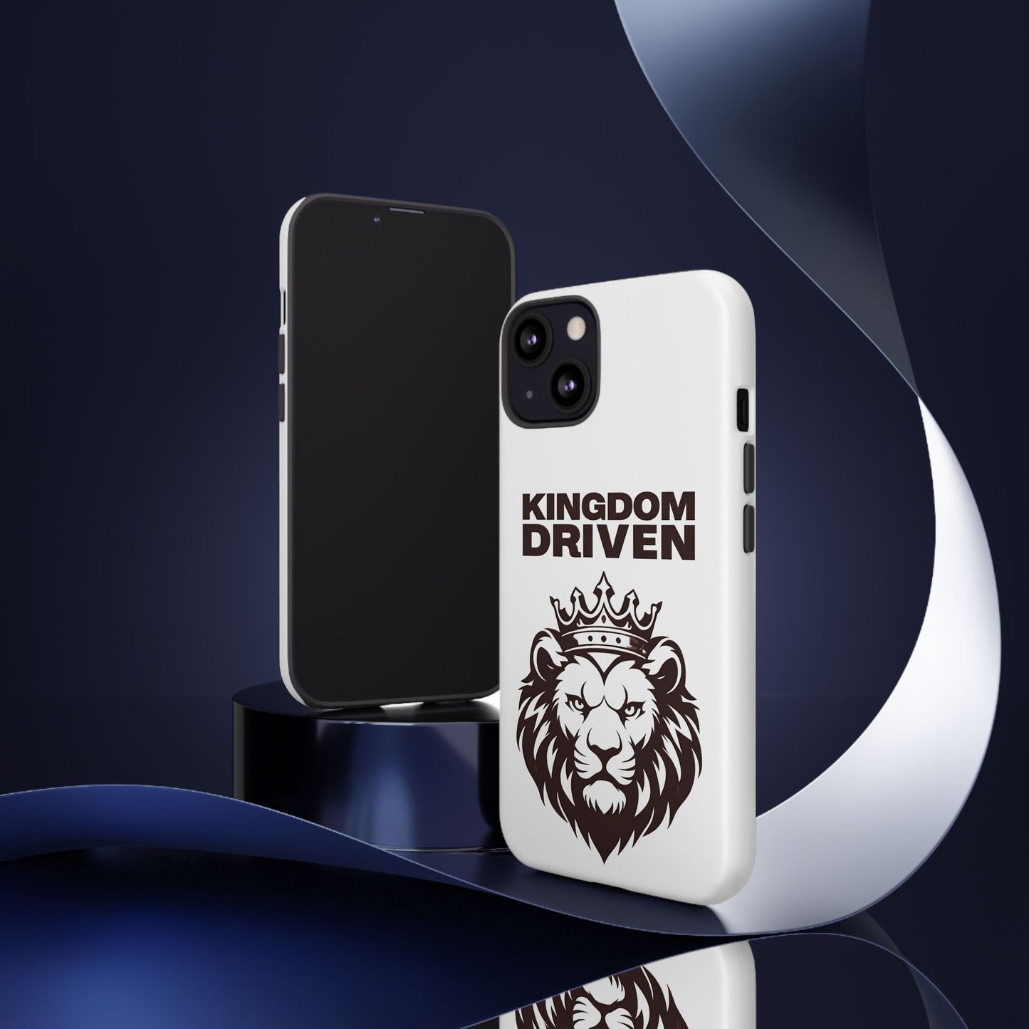 Kingdom Driven Phone Case - Lion Crown Design for iPhone 12 to iPhone 16