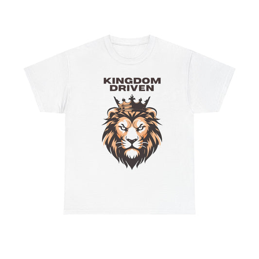 Kingdom Driven Tee – Heavy Cotton Shirt, Unisex Classic Fit
