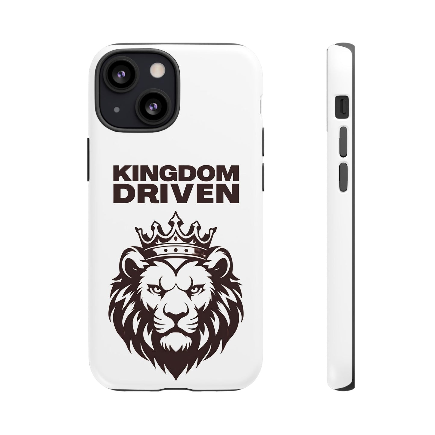 Kingdom Driven Phone Case - Lion Crown Design for iPhone 12 to iPhone 16