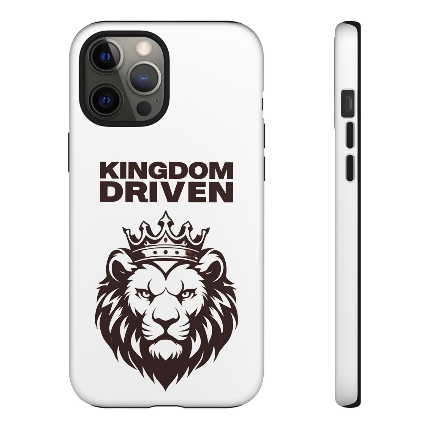 Kingdom Driven Phone Case - Lion Crown Design for iPhone 12 to iPhone 16
