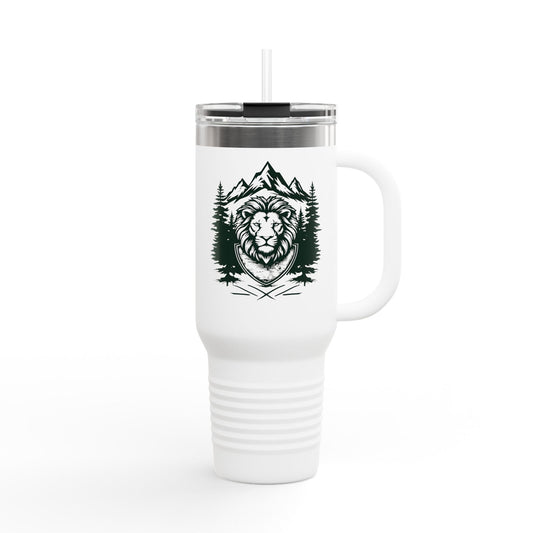 Royal Lion 40oz Insulated Travel Mug – Stainless Steel, Double-Wall, Leak-Proof with Handle