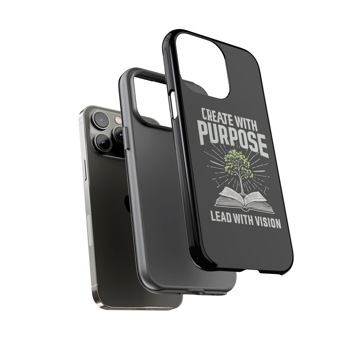 Create with Purpose Phone Case - Inspirational Design for iPhone 12 to iPhone 16