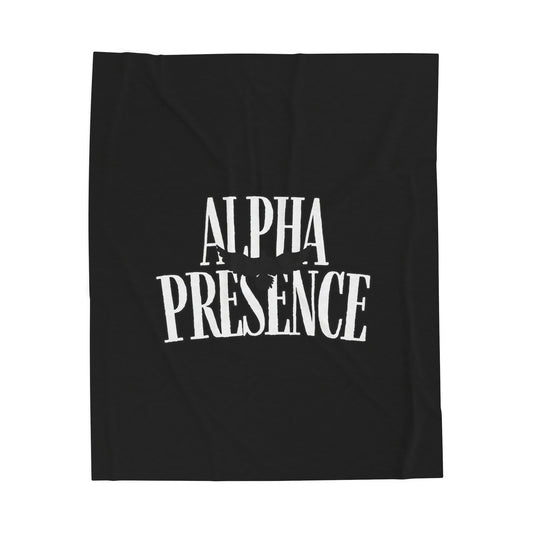 Alpha Presence Plush Blanket (WOB) | Cozy Home Decor, Relaxation Blanket
