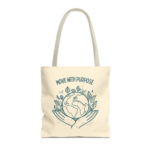 Move with Purpose Durable Everyday Tote Bag – Spacious, Lightweight & Versatile Carryall
