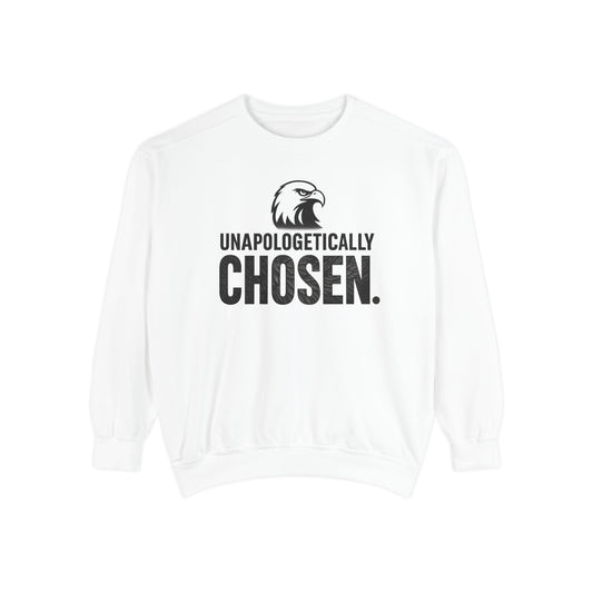 Unapologetically Chosen Unisex Heavyweight Sweatshirt , Soft, Warm & Durable for Everyday Comfort