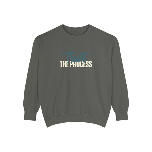 Trust The Process Unisex Heavyweight Sweatshirt , Soft, Warm & Durable for Everyday Comfort