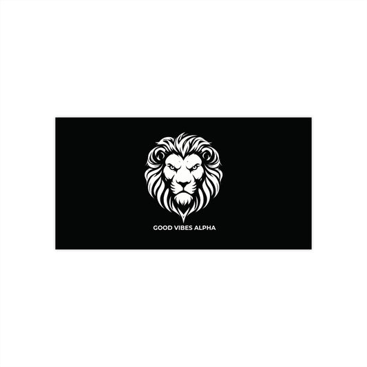 Good Vibes Alpha Bumper Sticker – Waterproof Vinyl, Durable & Fade-Resistant for Outdoor Use