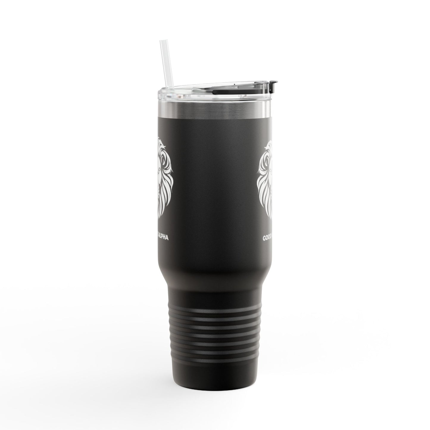 Good Vibes Alpha Insulated Travel Mug – 40oz Stainless Steel, Leak-Proof & Double-Wall Insulated