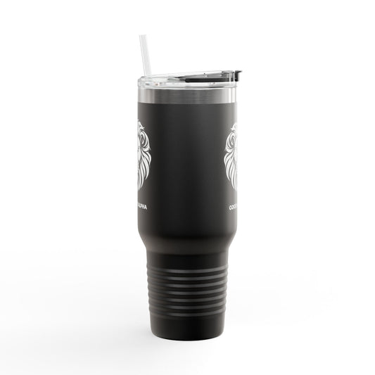 Good Vibes Alpha Insulated Travel Mug – 40oz Stainless Steel, Leak-Proof & Double-Wall Insulated