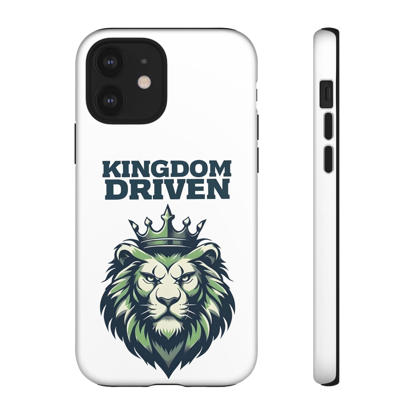 Kingdom Driven Phone Case - Lion Crown Design for iPhone 12 to iPhone 16